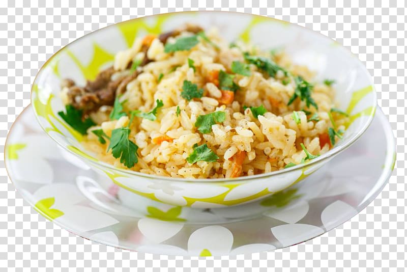 Fried rice Rice and curry Bibimbap Dish, Fried rice dishes transparent background PNG clipart