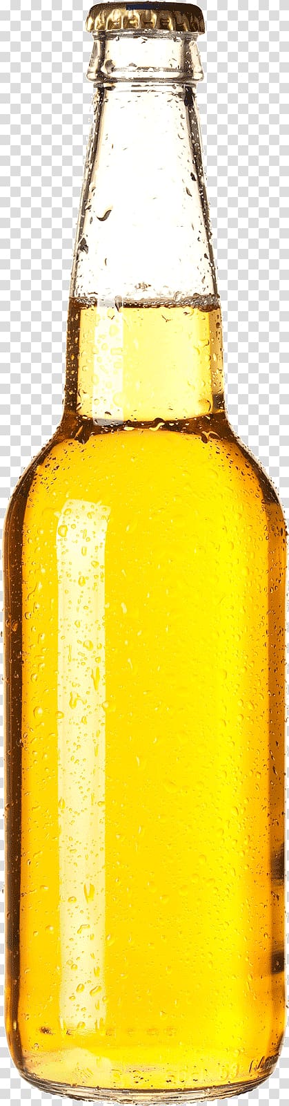 clear glass bottle filled with yellow liquid, Beer bottle Corona Brewery, Glass Bottle Mockup transparent background PNG clipart