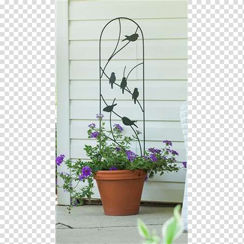 Trellis Flowerpot Gardening Vine, pots transparent background PNG clipart