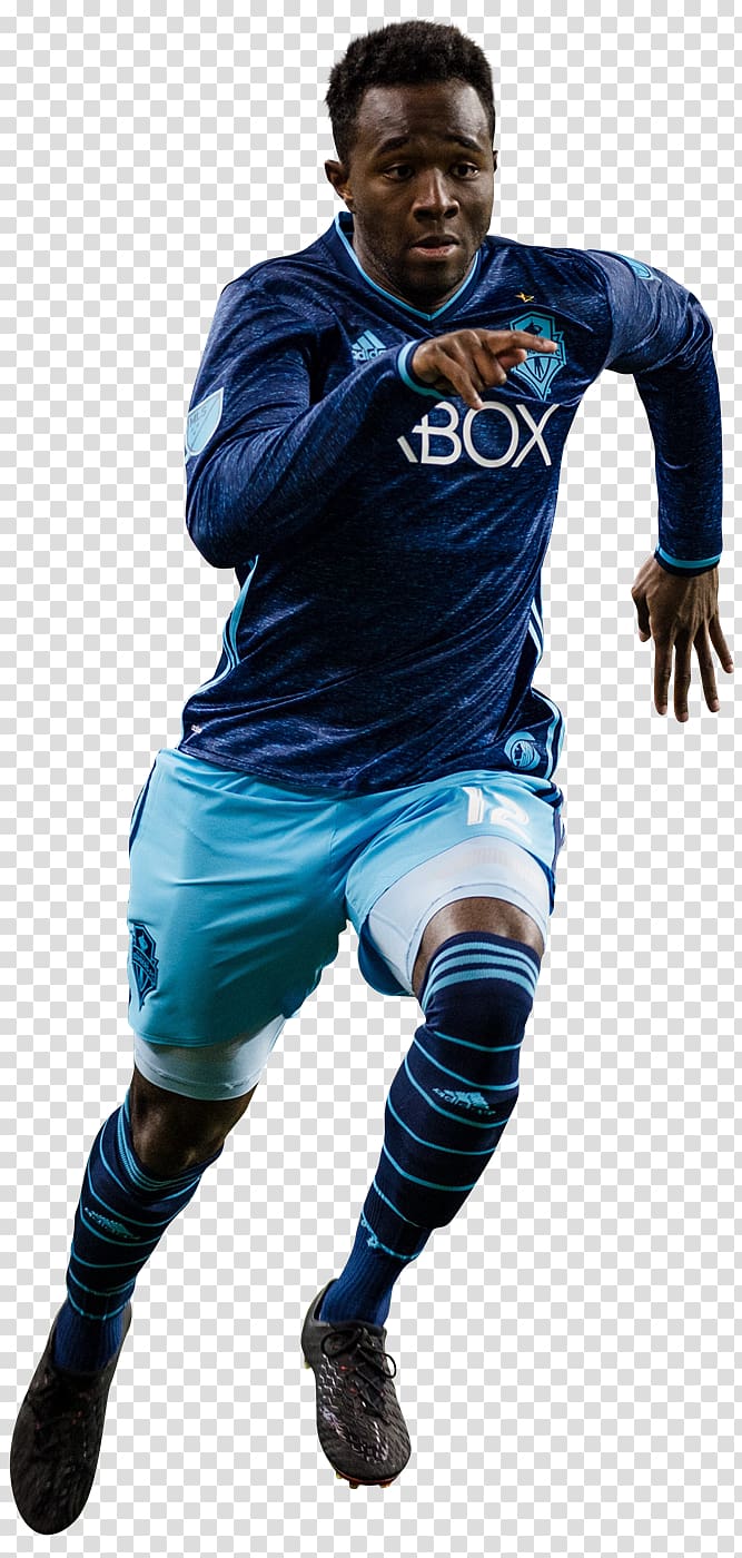Seyi Adekoya Seattle Sounders FC Football player Jersey, five seattle sounders transparent background PNG clipart