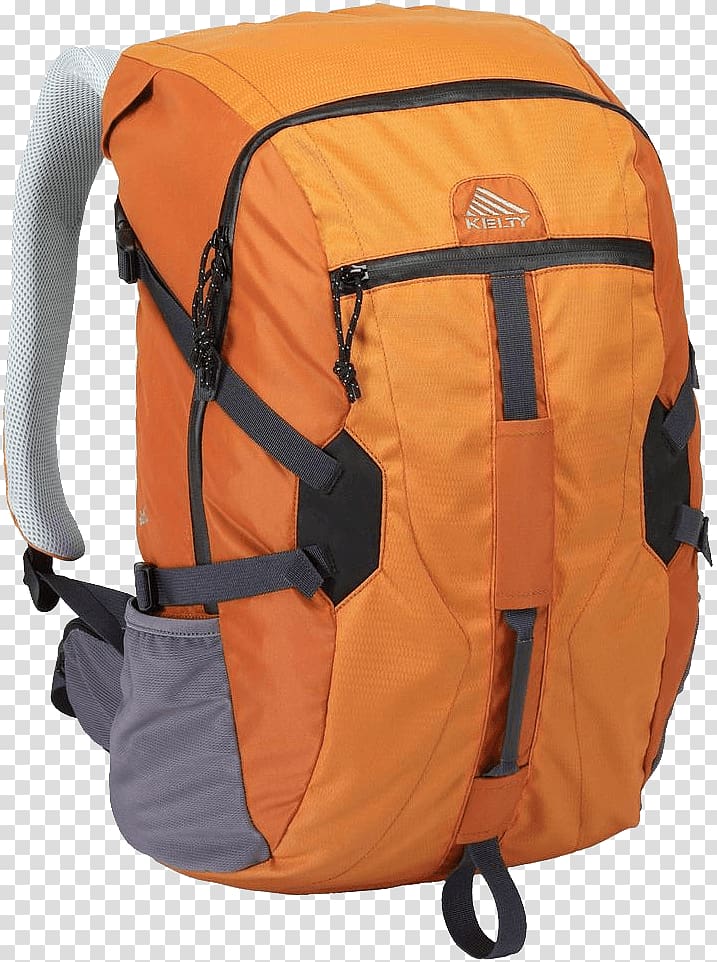 orange and gray Kelty backpack, Kelty Orange Backpack transparent background PNG clipart