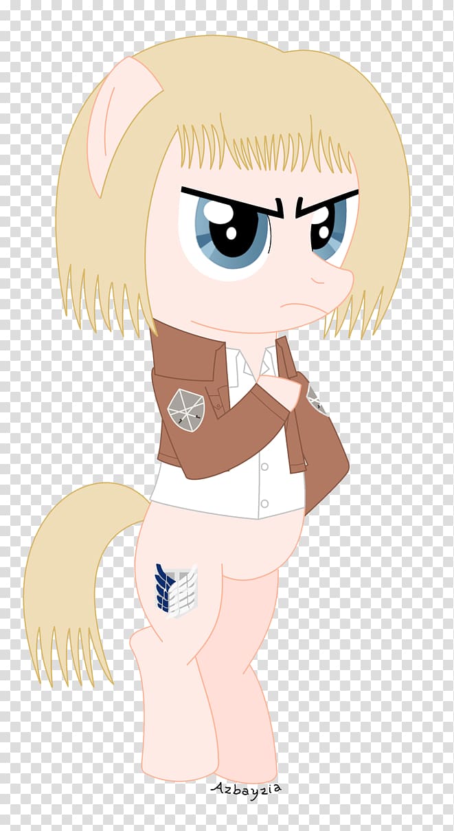 Armin Arlert Attack on Titan My Little Pony, aot armin transparent background PNG clipart