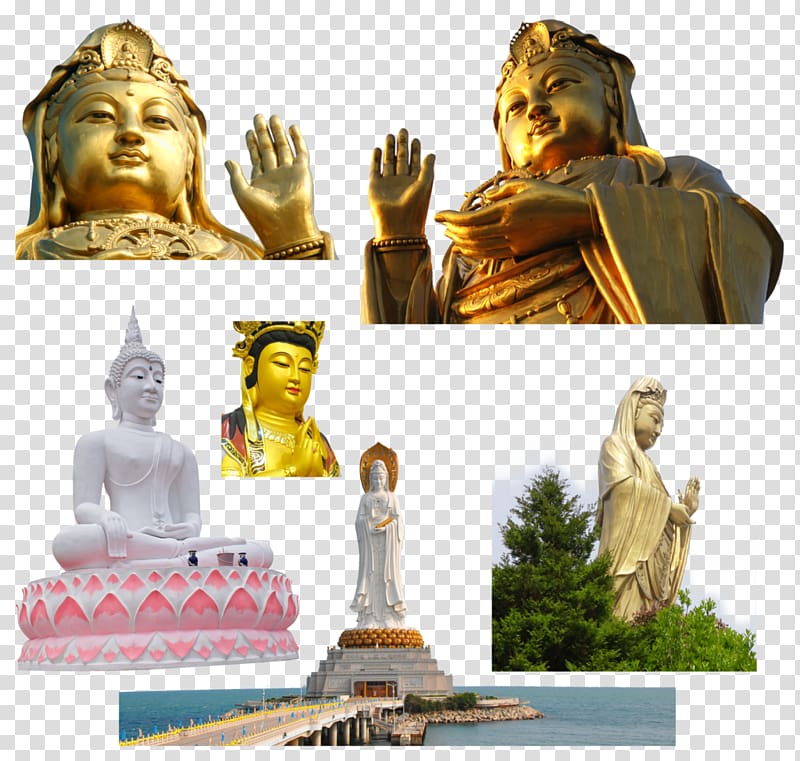 Classical sculpture Statue Monument Religion, guanyin transparent background PNG clipart