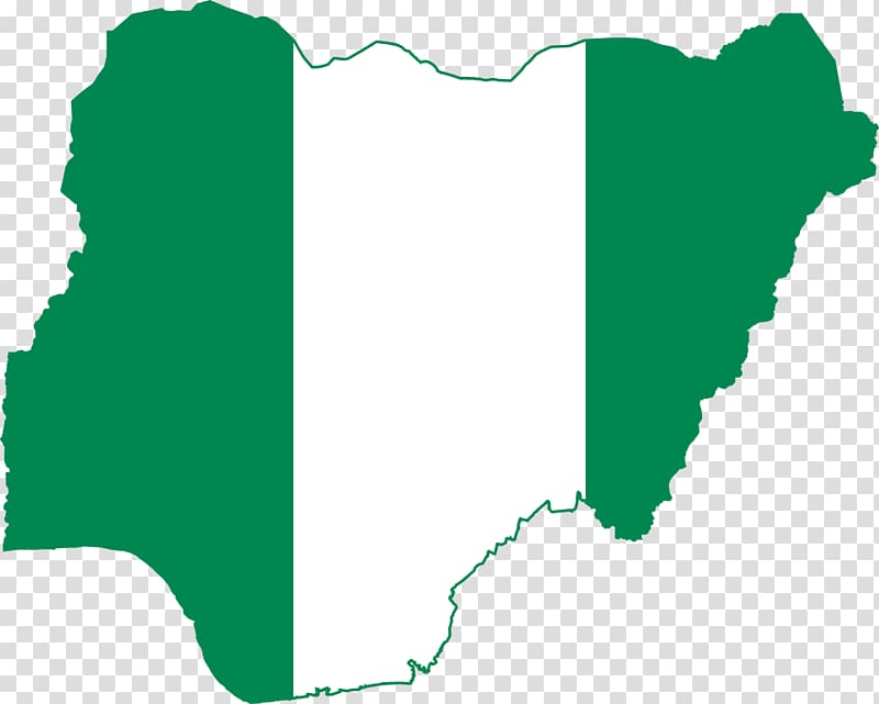Flag of Nigeria Blank map, map transparent background PNG clipart