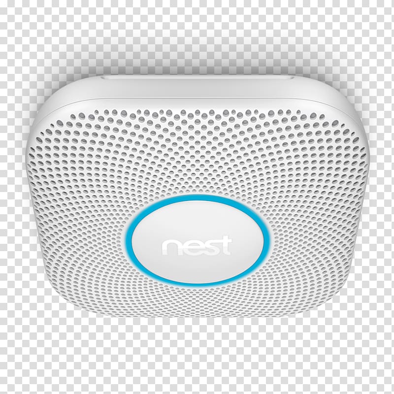 Carbon monoxide detector Nest Labs Smoke detector Battery Alarm device, smoke detector transparent background PNG clipart