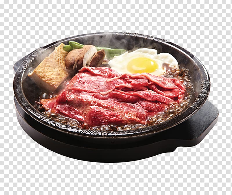 Yakiniku Sukiyaki Roast beef Pepper Lunch, Menu transparent background PNG clipart
