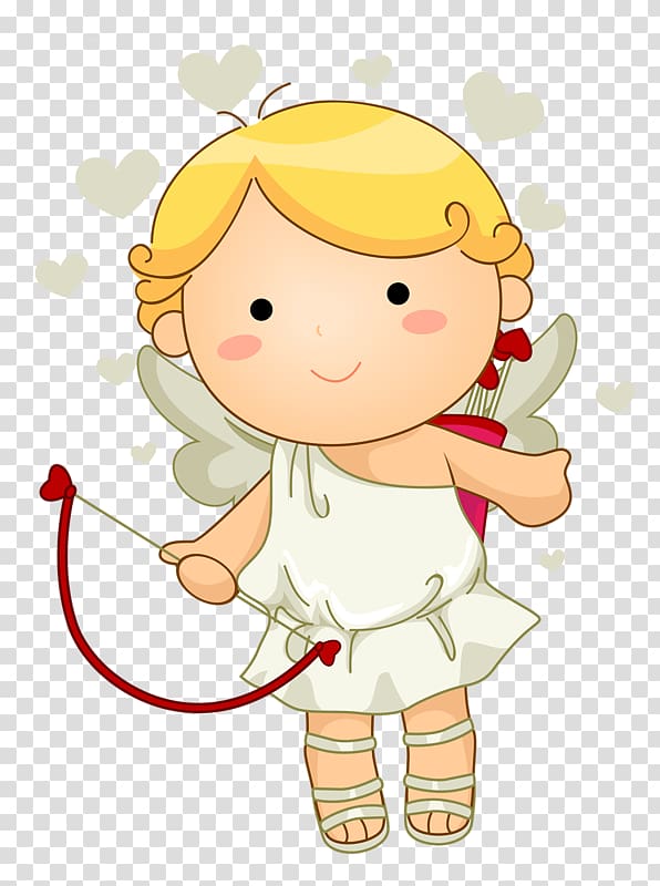 Cupid , Cartoon Cupid Angel transparent background PNG clipart