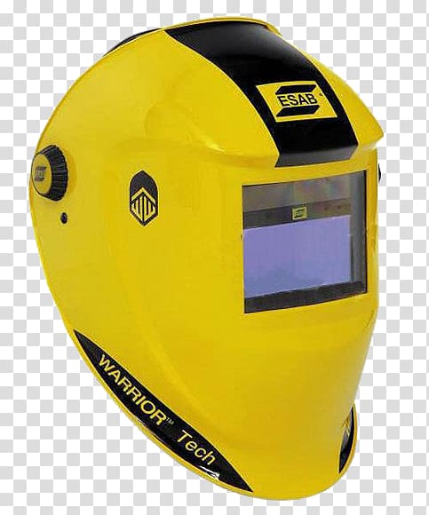 Welding helmet Mask ESAB Machine, warrior helmet transparent background PNG clipart