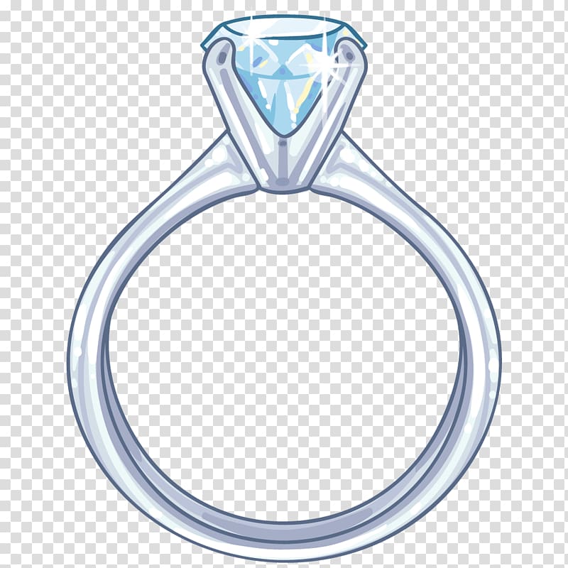Engagement ring Jewellery Diamond, wedding ring transparent background PNG clipart
