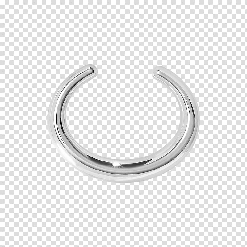 Bangle Silver Earring Bracelet Anklet, silver transparent background PNG clipart