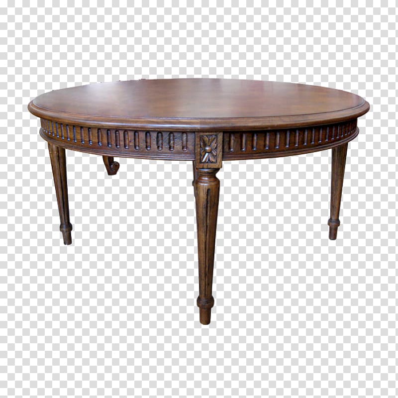 Coffee Tables Turbin home furniture Online shopping, a round table with four legs transparent background PNG clipart