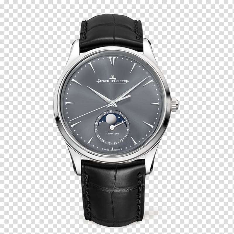 Jaeger-LeCoultre Master Ultra Thin Moon Automatic watch Jewellery, Jaegerlecoultre transparent background PNG clipart