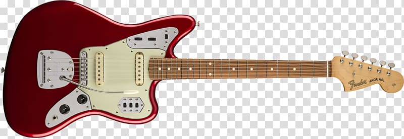 Fender Jaguar Squier Fender Musical Instruments Corporation Electric guitar Fender Stratocaster, electric guitar transparent background PNG clipart