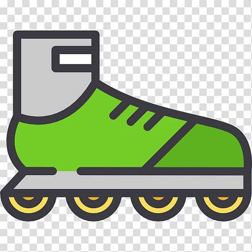 Roller skates Skateboarding Roller skating Icon, Four roller skates transparent background PNG clipart