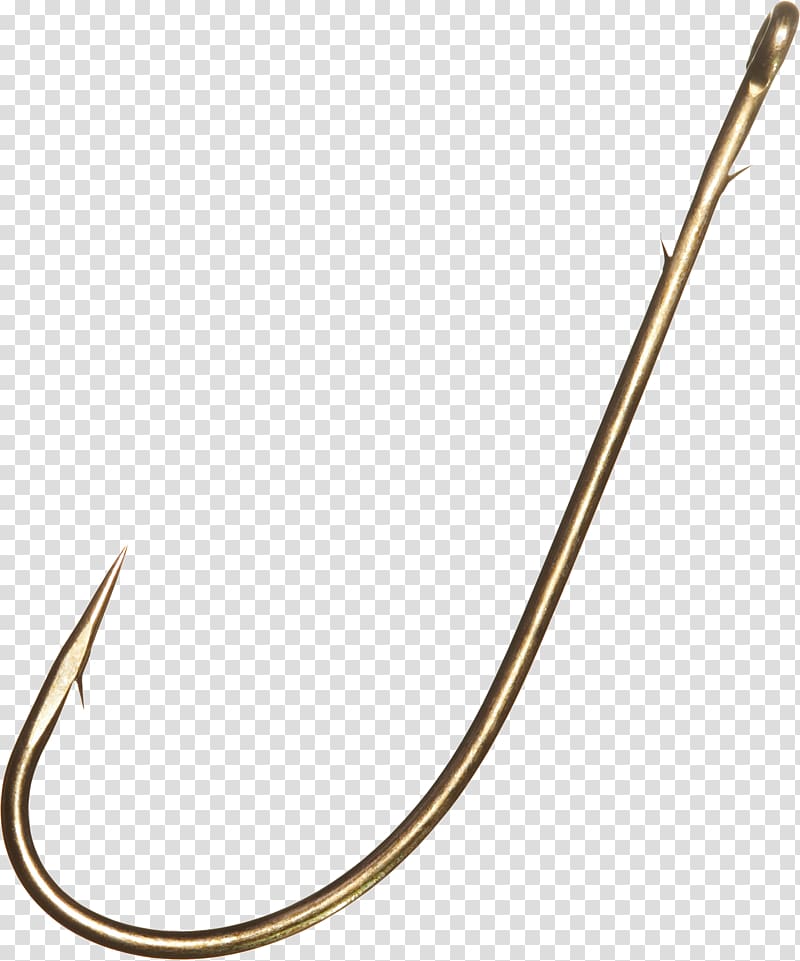 Fish hook transparent background PNG clipart