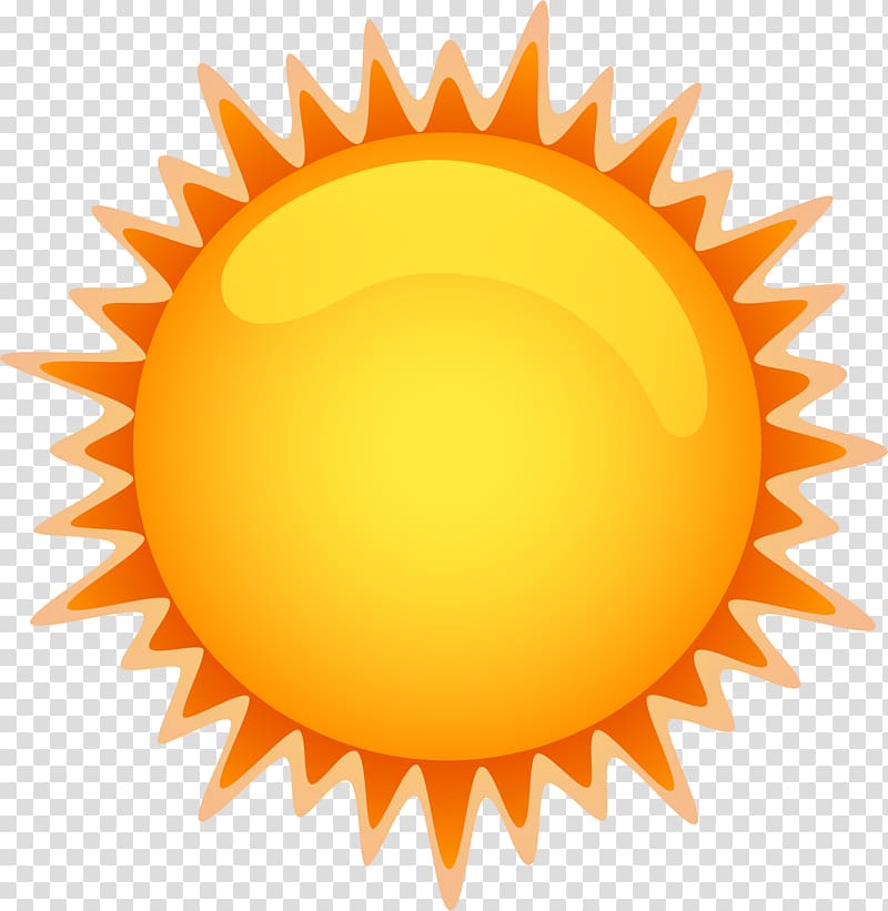 summer yellow sun transparent background PNG clipart
