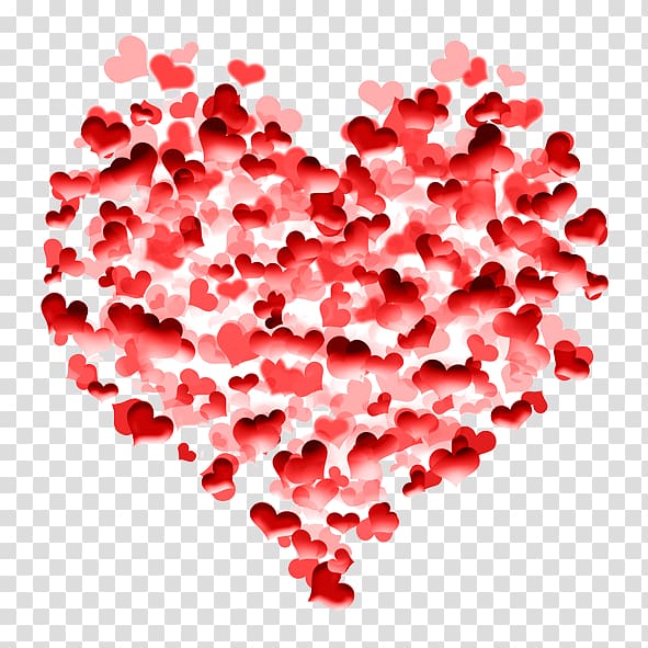Heart Shape Red Valentine\'s Day, Love Hearts transparent background PNG clipart
