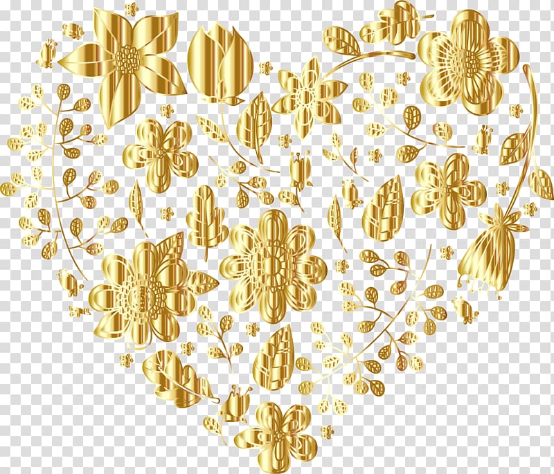 Gold Flower , gold flower transparent background PNG clipart