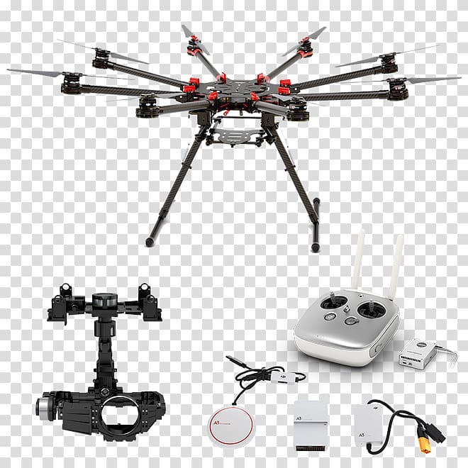 DJI Spreading Wings S1000+ Unmanned aerial vehicle Multirotor Aircraft, aircraft transparent background PNG clipart