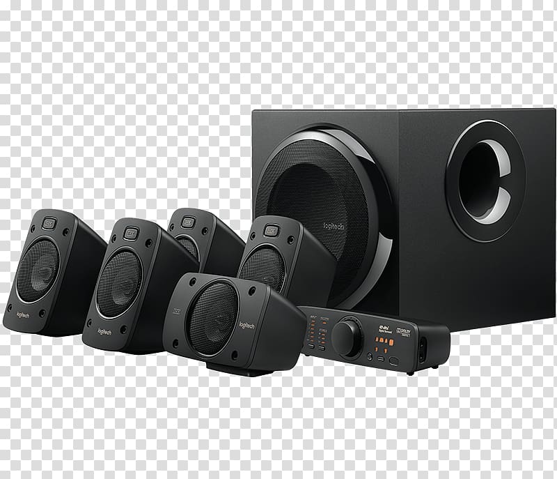 5.1 surround sound Loudspeaker THX Computer speakers, sound system transparent background PNG clipart
