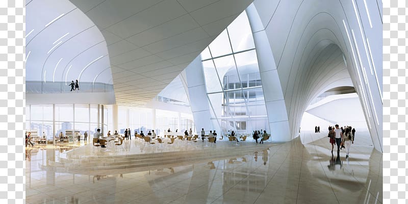 Heydar Aliyev Center Architecture Zaha Hadid Architects Cultural center, building transparent background PNG clipart