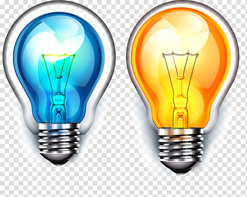 Incandescent light bulb Color Electric light, light bulb transparent background PNG clipart