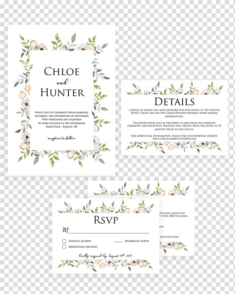 Wedding invitation Greeting & Note Cards Christmas Convite, Wedding Invitation Set transparent background PNG clipart