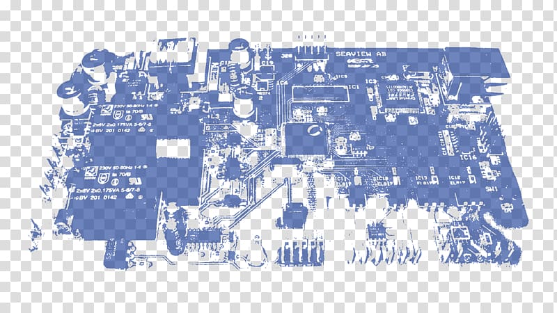Microcontroller Electronics Printed circuit board Electronic engineering Electrical network, others transparent background PNG clipart