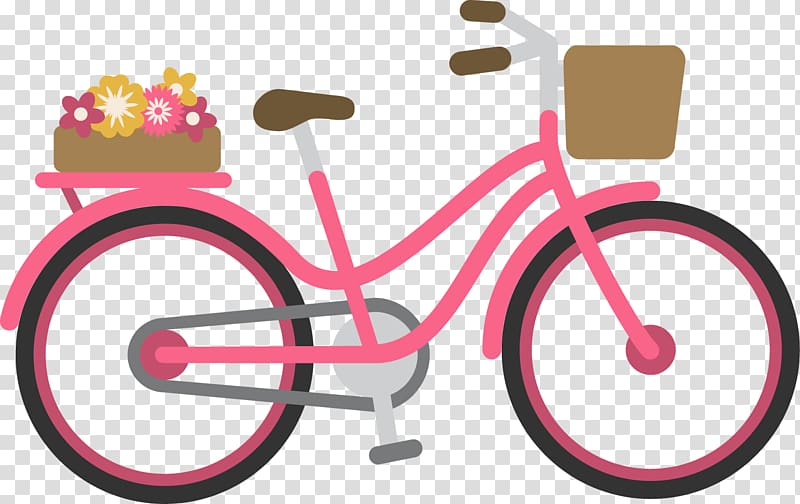 Vietnam Postage stamp Rubber stamp Bicycle, Romantic Pink bike transparent background PNG clipart