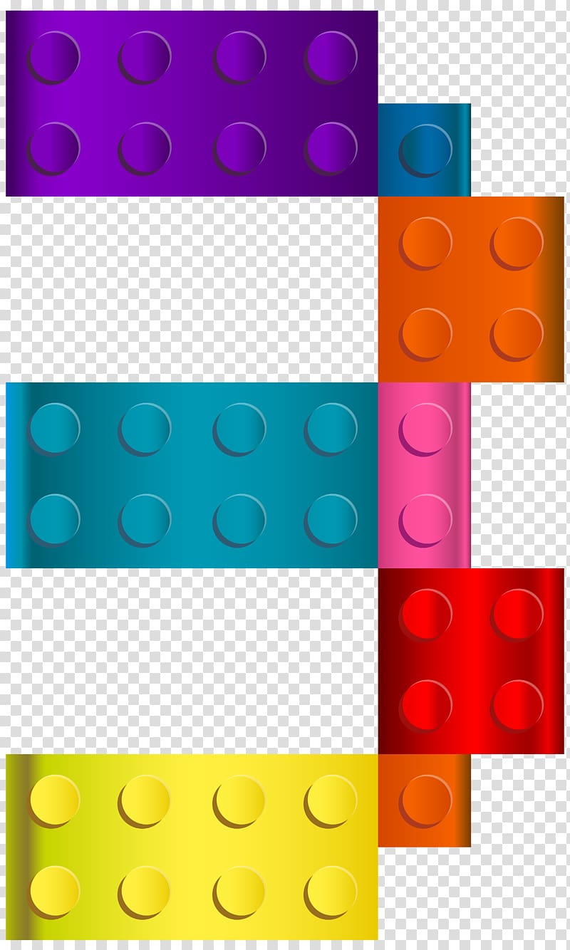 assorted-color blocks illustration, Lego Duplo Toy block , Lego Number Three transparent background PNG clipart