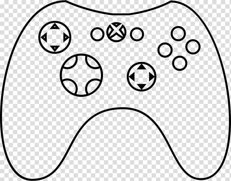 Game Controllers Xbox One controller Xbox 360 controller , gamepad transparent background PNG clipart