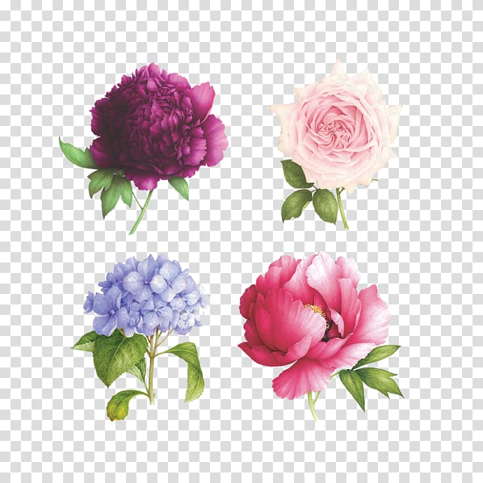 Abziehtattoo Watercolor: Flowers Odor Tattly, flower transparent background PNG clipart