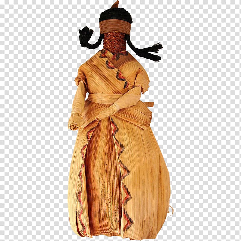 Corn husk doll Indigenous peoples of the Americas Maize Antique, native transparent background PNG clipart