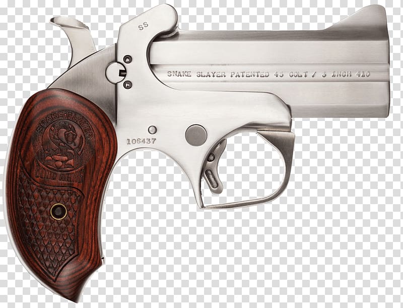 Bond Arms .45 Colt Derringer .410 bore Gun barrel, colt transparent background PNG clipart