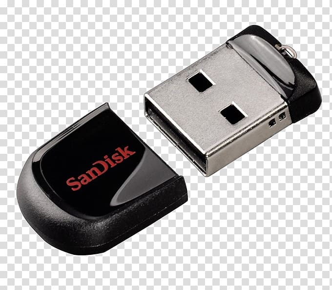 USB Flash Drives SanDisk Cruzer Fit Cruzer Enterprise Flash memory, USB transparent background PNG clipart