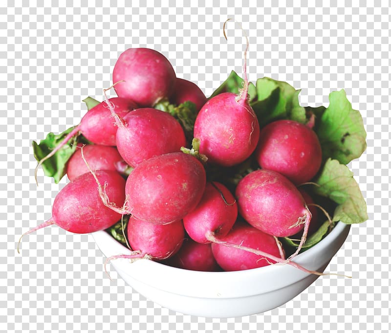 Radish Vegetable Food, Radish in a Bowl transparent background PNG clipart