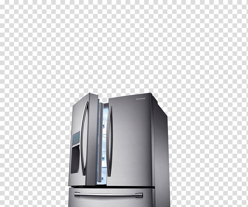 Refrigerator Freezers Auto-defrost Samsung Door, kitchen appliances transparent background PNG clipart