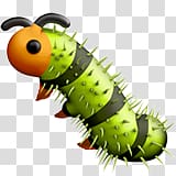 Caterpillar transparent background PNG clipart