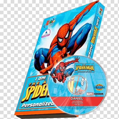 Spider-Man DVD Child Dr. Otto Octavius Compact disc, spiderman transparent background PNG clipart