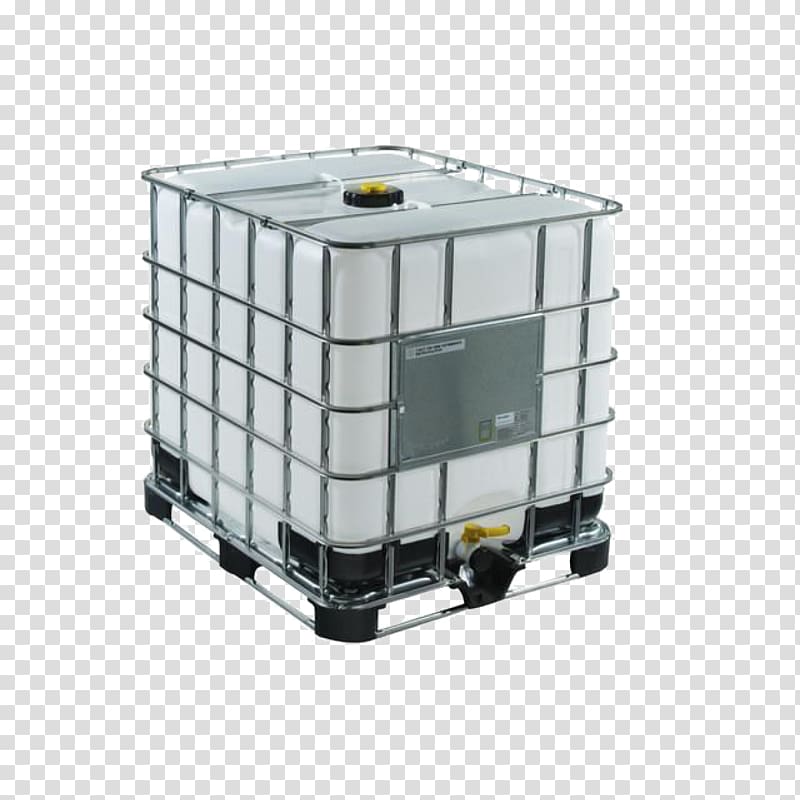 Intermediate bulk container Water tank Pallet Plastic Storage tank, container transparent background PNG clipart