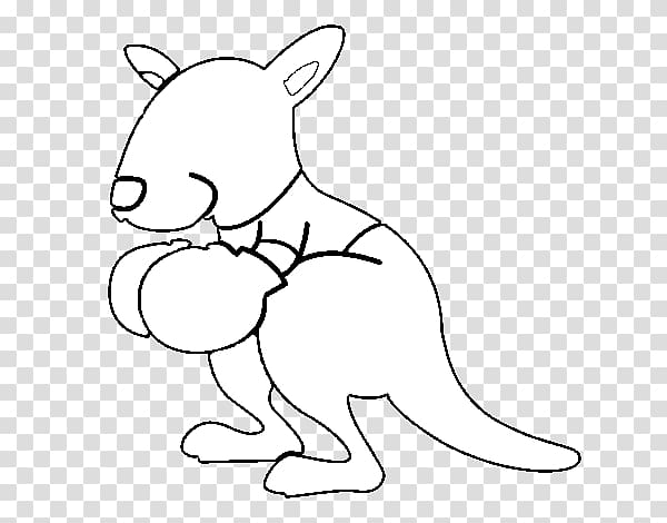 Red kangaroo Boxing kangaroo Drawing Coloring book, kangaroo transparent background PNG clipart