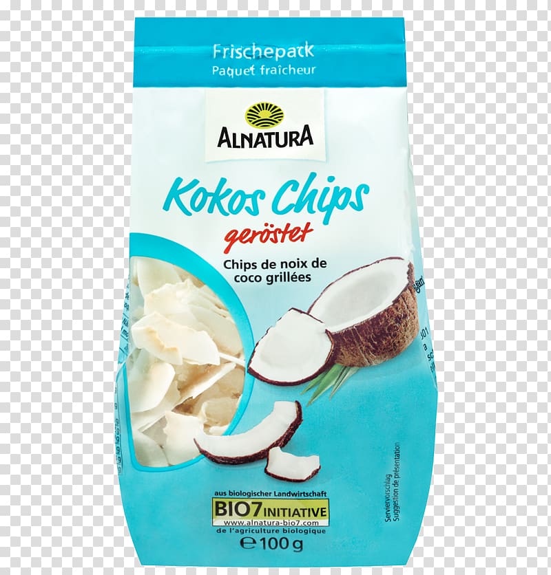 Organic food Alnatura Kokos Chips Geröstet Flavor Pancake, banana chips transparent background PNG clipart