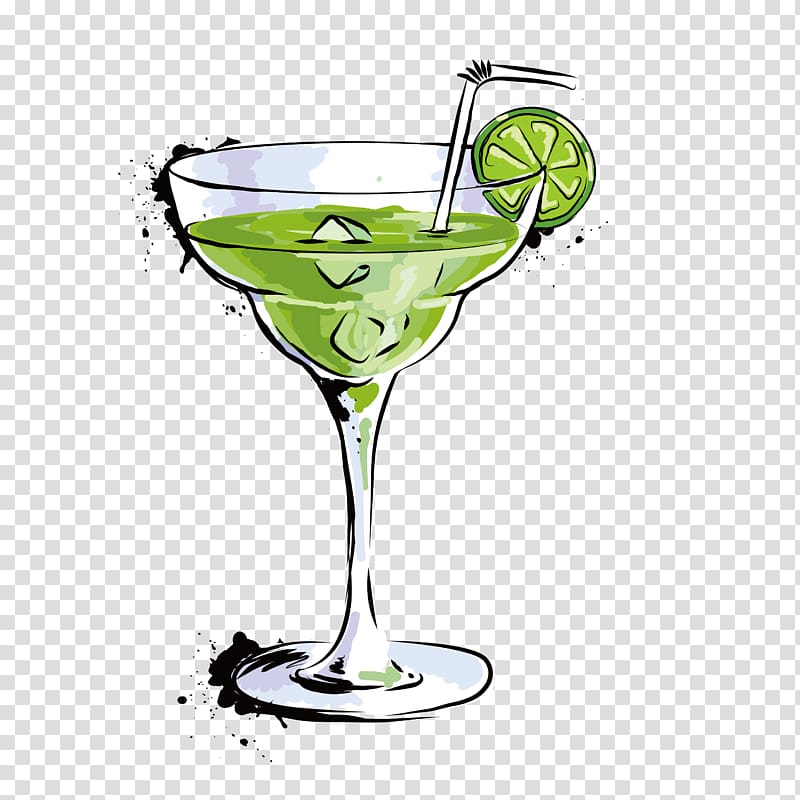 Margarita Cocktail Cosmopolitan Martini, Green Apple Cocktail transparent background PNG clipart