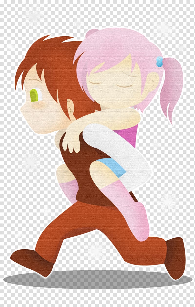 Cartoon Boy Girl , toy-train transparent background PNG clipart