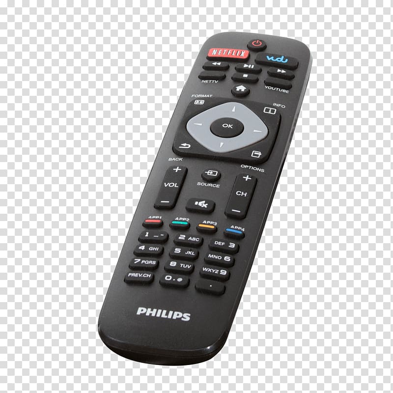 Remote Controls Electronics Television One For All Replacement Telefunken TV Remote Control URC1918, others transparent background PNG clipart