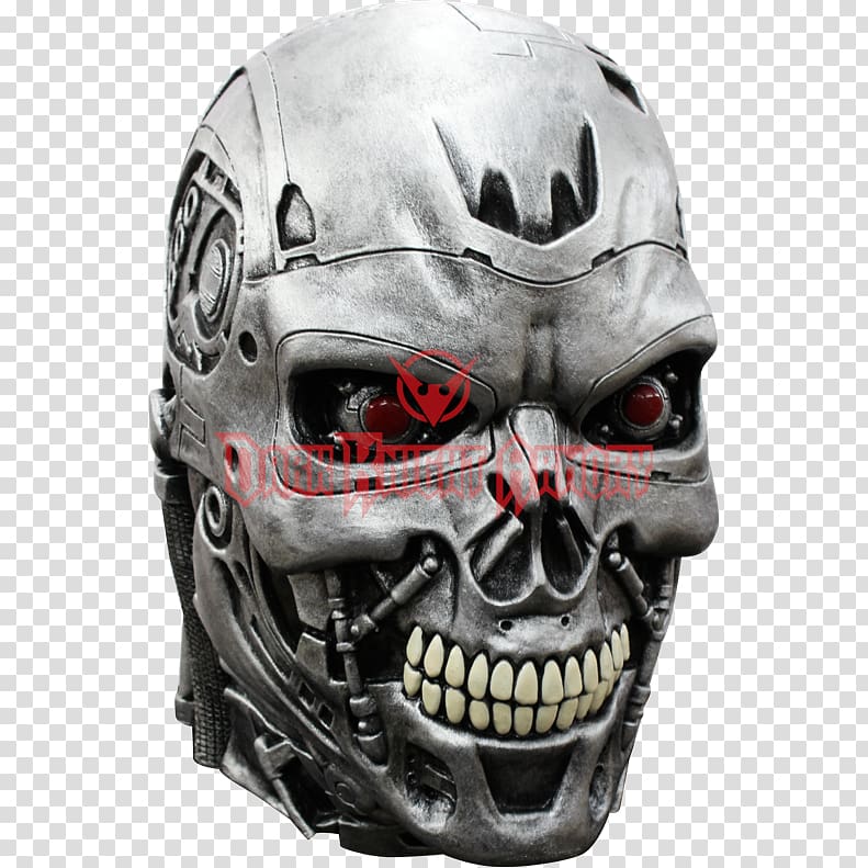 The Terminator Sarah Connor Skynet Mask, Cyborg face transparent background PNG clipart