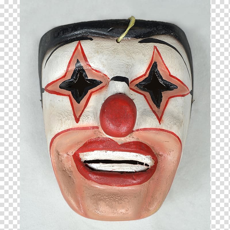 Mask Masque Clown, mask transparent background PNG clipart