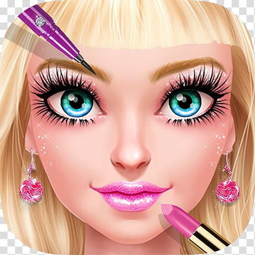 Eyelash extensions Glam Doll Salon, Chic Fashion Glam Doll Salon: First Date 2 Shopping Mall Girl, Dress Up & Style Game Beauty Parlour, Stylish Beauty Spa transparent background PNG clipart