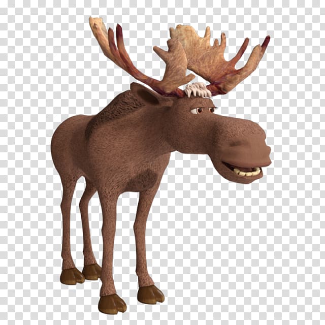 Moose Red deer Reindeer Psd, psd elements transparent background PNG clipart