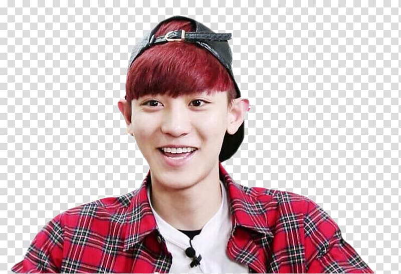 Chanyeol EXO Roommate Red hair, others transparent background PNG clipart